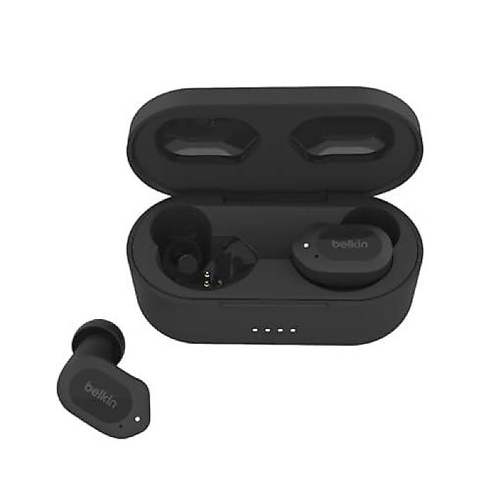Belkin Wireless Earbuds SoundForm Play True Wireless イヤホン USB-Cクイックチャージ IPX5防汗防水 38時間再生時間 iPhone Galaxy Pixel対応 - ブラック夏休スペシャル