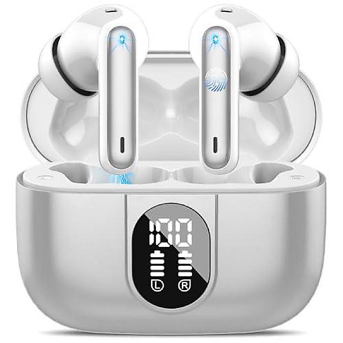 Bluetooth Headphones HiFi Stereo 40H Playtime 2023 Bluetooth 5.3 LED Power Display IP7 Waterproof Sport Headset Android iOS夏休スペシャル