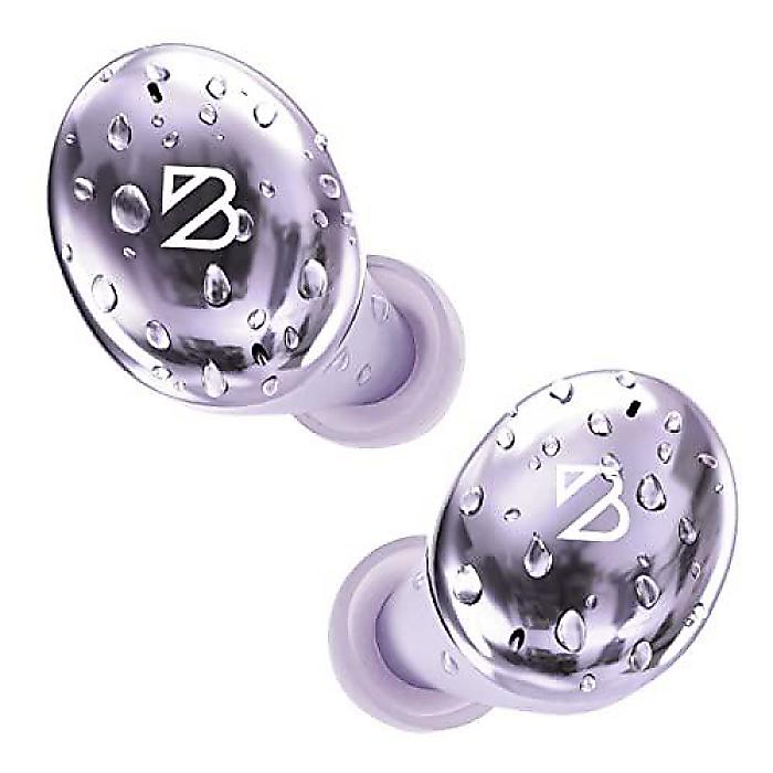 Tempo 30 Purple Wireless Earbuds (テンポ30 パープル)：Small Ears Premium Sound Bluetooth イヤホン・女性男性用・小さい耳用マイク付き・IPX7防水・長時間バッテリー・迫力のベース夏休スペシャル