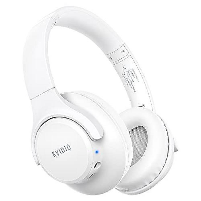 KVIDIO(クビディオ) Bluetoothヘッドホン オーバーイヤー 65時間再生 ワイヤレスマイク付 フォールダブル ライトウェイト ディープベース HiFiステレオサウンド 旅行 仕事 ラップトップ 携帯電話夏休スペシャル