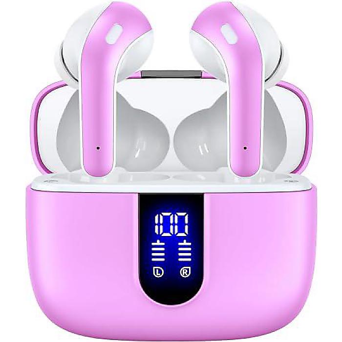 TAGRY Bluetooth Headphones(LED電源表示) ワイヤレスイヤホン「True Wireless」 60時間再生 IPX5防水 マイク付きスポーツ用音響機器(TAGRYブルートゥースヘッドホン)夏休スペシャル
