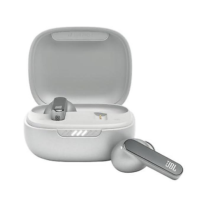 JBL Live Pro 2(ジェイビーエル ライブ プロ ツー) 40時間再生可能 ノイズキャンセリング マイク付き シルバー【小】夏休スペシャル