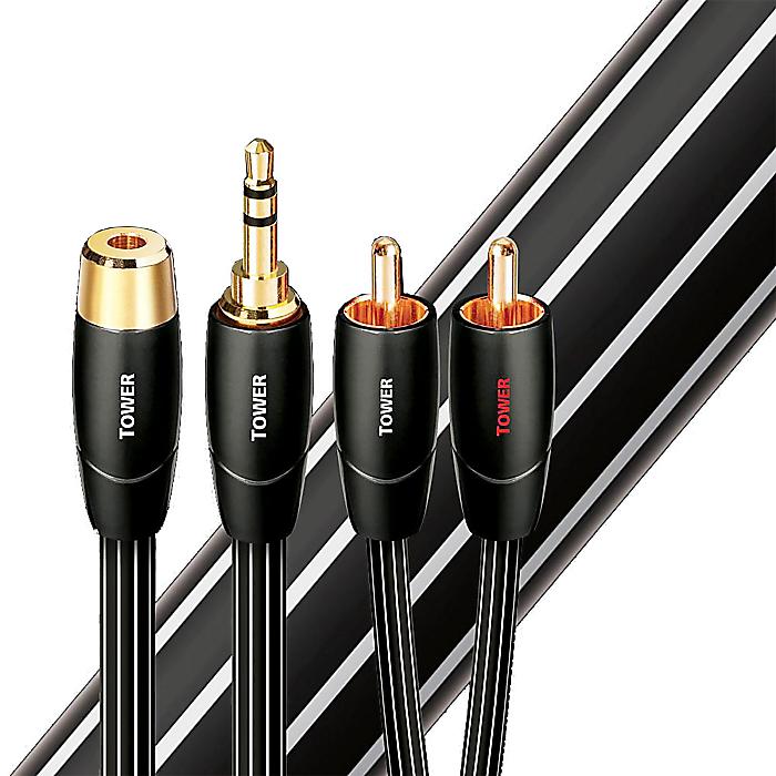 AudioQuest(オーディオクエスト) / Tower 0.6m RCA to RCA (TOWER0.6R) / アナログインターコネクトケーブル 新生活応援