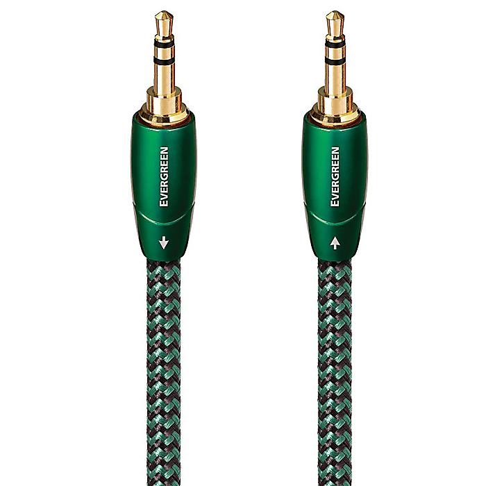 AudioQuest(オーディオクエスト) / Evergreen 3.5mm Mini M ＞ M (1.5m) インターコネクトケーブル [EVERG01.5M]新生活応援