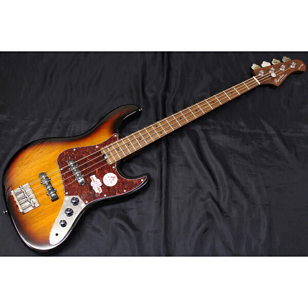 新品 Bacchus(バッカス) / WL4-STD/RSM 3TS 34インチ エレキベース グローバルシリーズ [ケース付属]夏休スペシャル