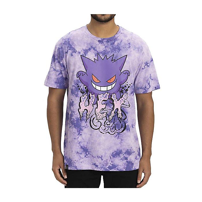 Pokemon Center(ポケモンセンター) / ゲンガー パープル タイダイ リラックスフィット クルーネック Tシャツ (Mサイズ/大人用) 夏休スペシャル