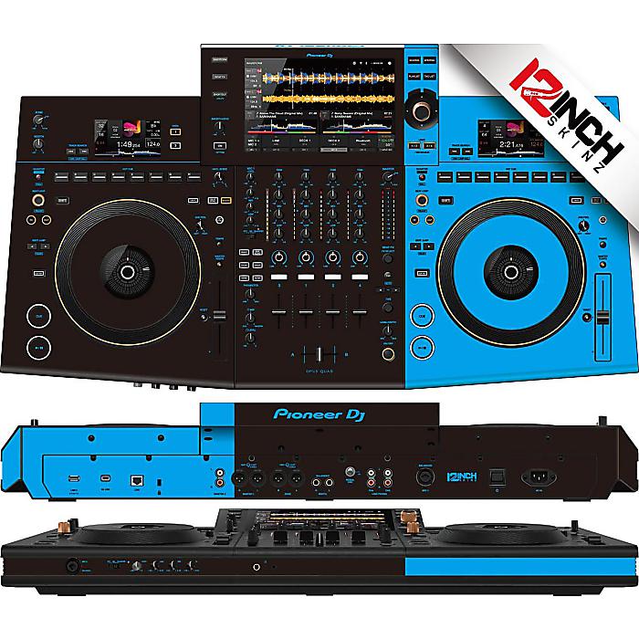 【シアン/ブラック】12inch SKINZ / Pioneer Opus Quad Skinz - Sound Engineering(GLOW)夏休スペシャル