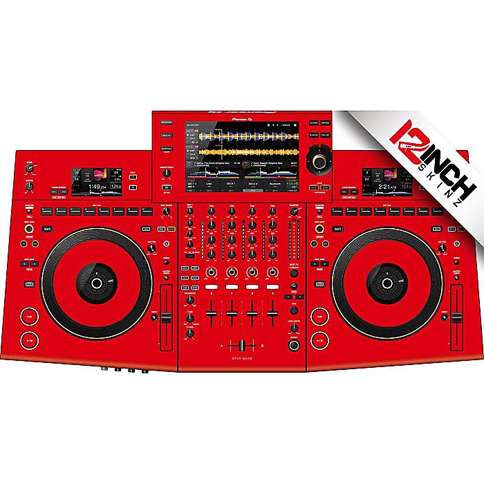 【レッド】12inch SKINZ / Pioneer Opus Quad Skinz - Colors【サイドインレイ:グレー】夏休スペシャル