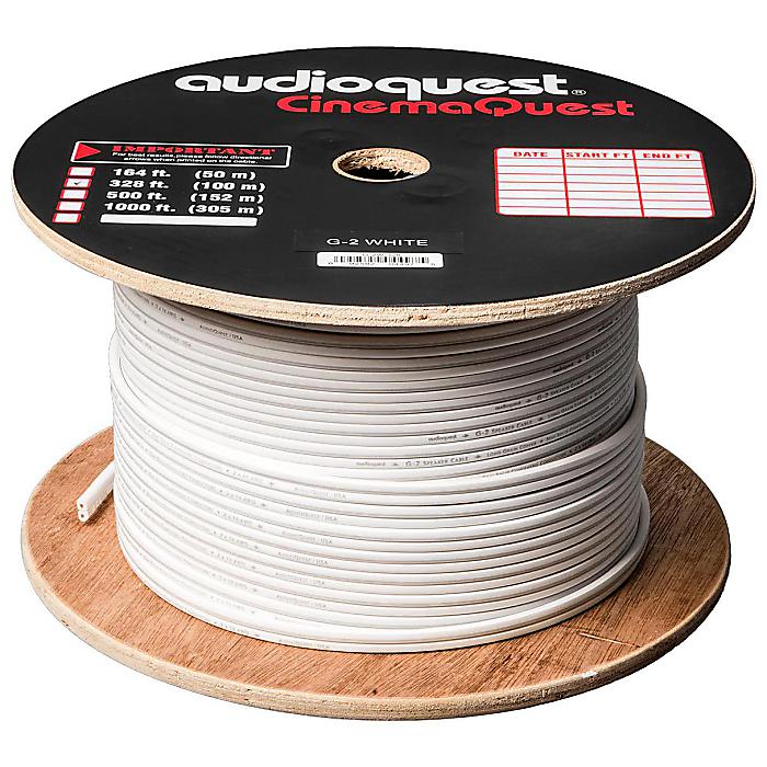 AudioQuest(オーディオクエスト) / G2 15 AWG バルク スピーカー ケーブル (ホワイト/15ゲージ/100m) [G-2W/328]新生活応援｜ミュージックハウス フレンズ