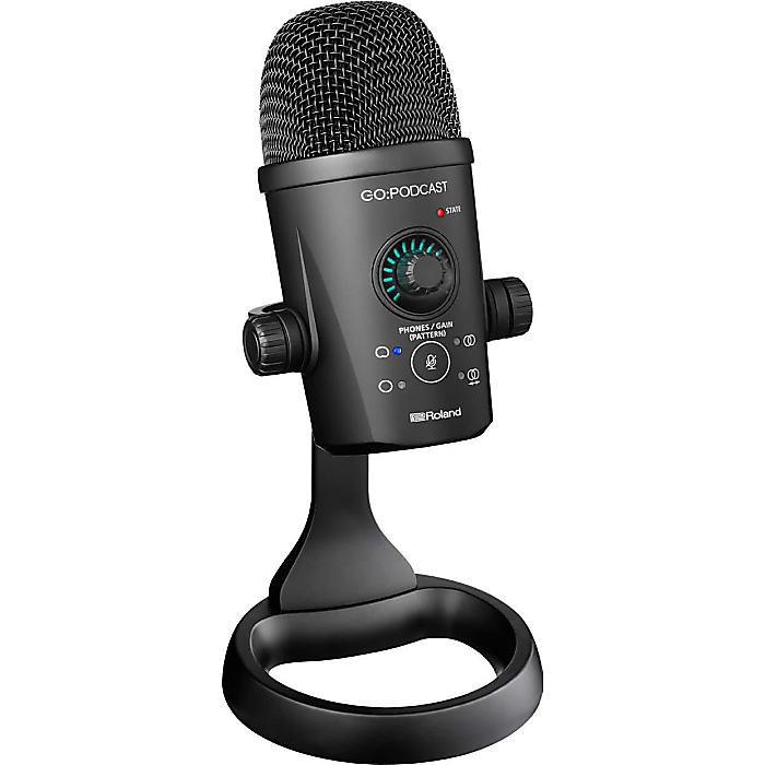 Roland(ローランド) / GO:PODCAST USB microphone for streamer - USBマイクロフォン - 【2024年5月25日発売】夏休スペシャル|ミュージックハウス フレンズ