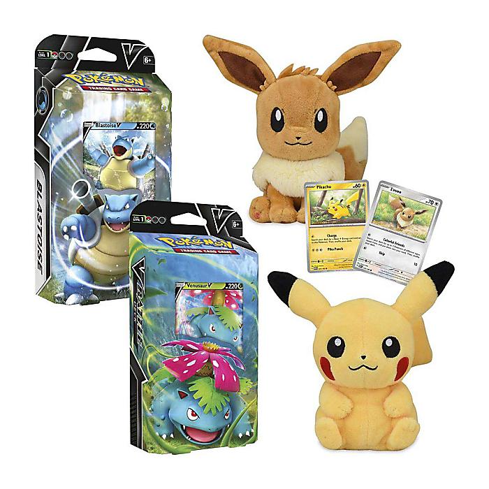 Pokemon Center(ポケモンセンター) / Kanto Compadres Bundle [プロモカード＆バトルデッキ＆ぬいぐるみセット]夏休スペシャル