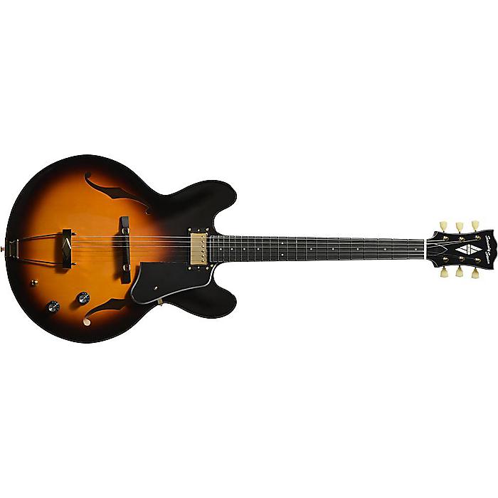 Seventy Seven Guitars / EEXRUBATO-ONE SB フルアコ エレキギター [ハードケース付属] 新生活応援