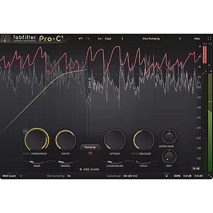 FabFilter(ファブフィルター ) / Pro-C 3 UPG（アップグレード・ライセンス） - コンプレッサープラグイン -【シリアル納品/メール納品】新生活応援｜ミュージックハウス フレンズ
