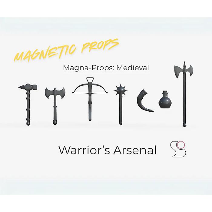 Stickybones(スティッキーボーンズ) / Magna-Props Medieval 小道具書き割り 中つ世武器体系 図形用付属物 Warrior’s Arsenal新やって行く勇気付ける