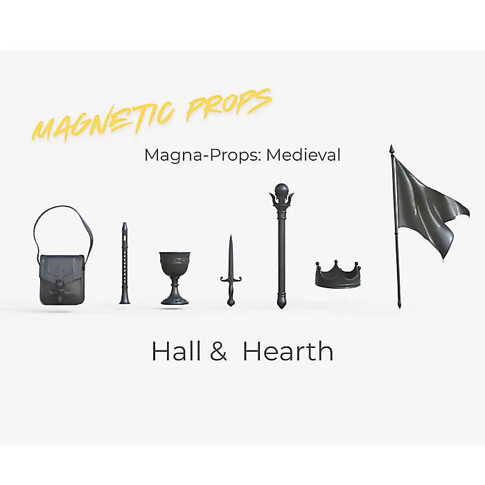 Stickybones(スティッキーボーンズ) / Magna-Props Medieval 小道具書き割り 中つ世武器体系 図形用付属物 Hall ＆ Hearth新やって行く勇気付ける