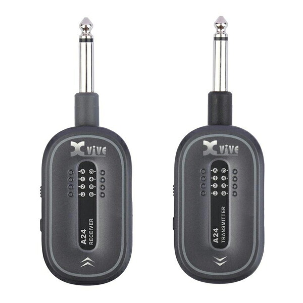 【ポイント3倍】【限定価格】Xvive(エックスバイブ) / XV-A24 #GY(Grey) / ギターワイヤレス [セミハードケース付属]｜ミュージックハウス フレンズ
