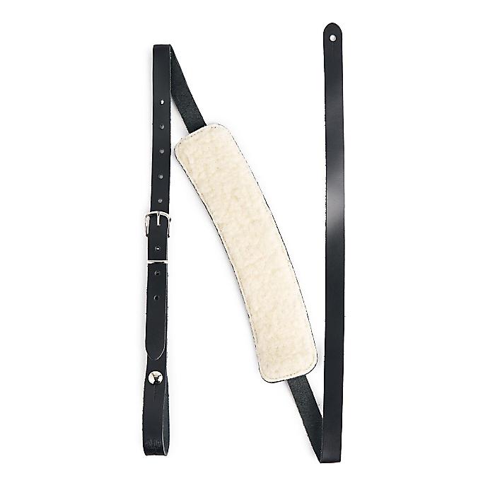 【メール便／送料無料】 Martin(マーティン) / 18A0175 VINTAGE LEATHER STRAP With Padded Slider Black ギターストラップ ショルダーパッド付新生活応援【メール便／送料無料】｜ミュージックハウス フレンズ