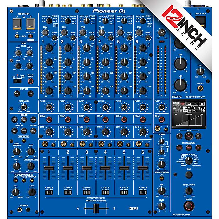【ブルー】12inch SKINZ / Pioneer DJM-V10 Skinz - Colors