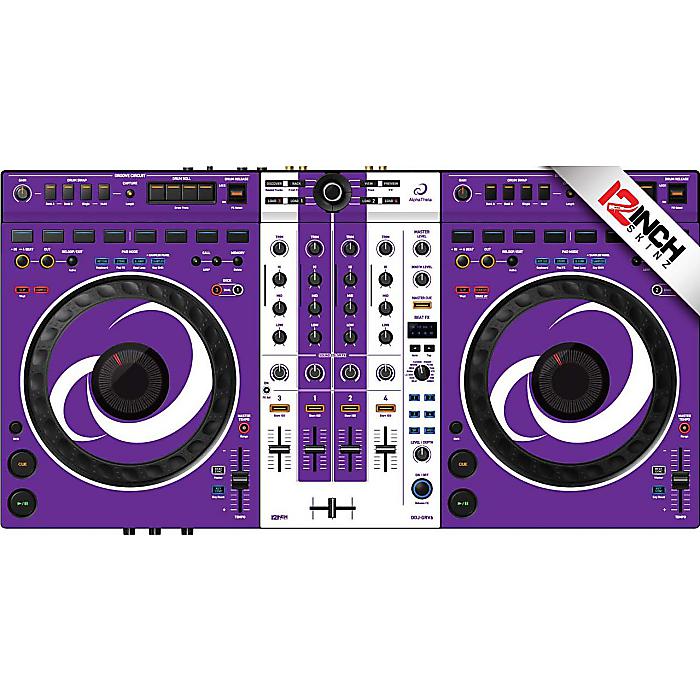 【パープルV2】12inch SKINZ / AlphaTheta DDJ-GRV6 Skinz - Colors V2