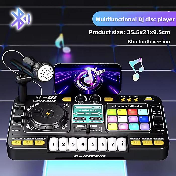 楽天市場】【送料無料・直送品】キディスター DJミキサー おもちゃのDJ