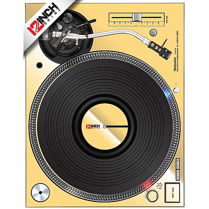 12inch SKINZ / Technics SL-1200MK5 Skinz Metallics (Mirror GOLD) (2枚 / ペア) 【SL-1200MK5】夏休みセール