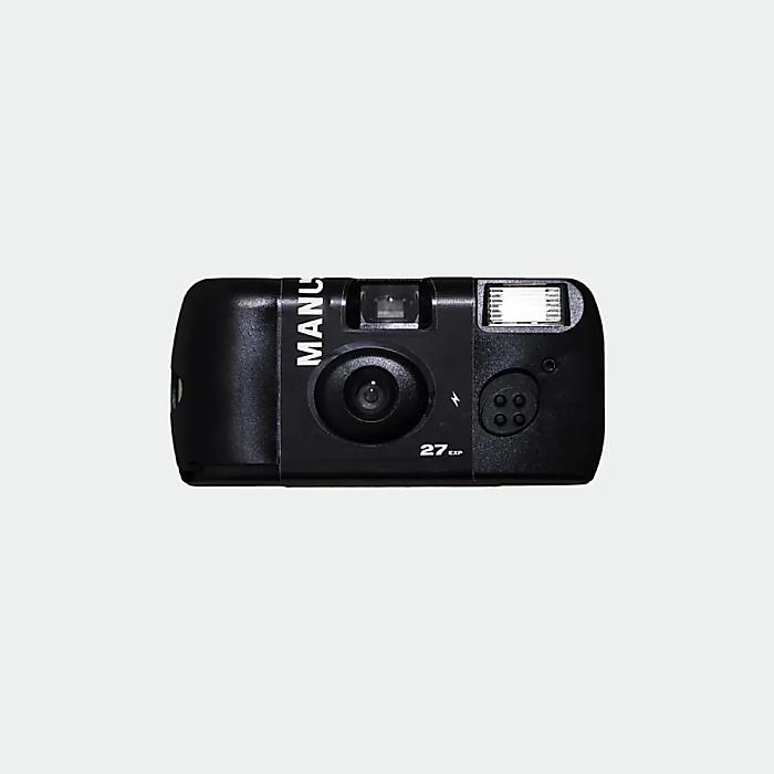 Manual(取扱説明書) / Camera Black(黒いこと) 単品 使い切り写真機 35粍写真フィルム写真機 閃光電球内蔵新生きて行く助けること