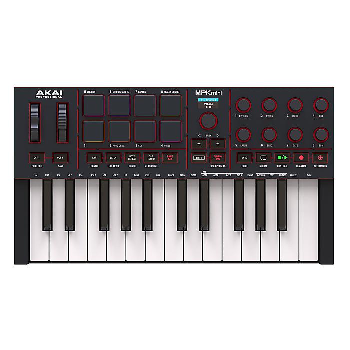 【ポイント3倍】【限定価格】AKAI(アカイ) / MPK Mini IV Black - MIDIキーボード・コントローラー -新生活応援