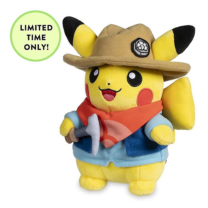 Pokemon Center(ポケモンセンター) / ポケモン石化総合博物館 発掘作業ピカチュウ ぬいぐるみ 約21珊 外国で押さえる新やって行く勇気付ける
