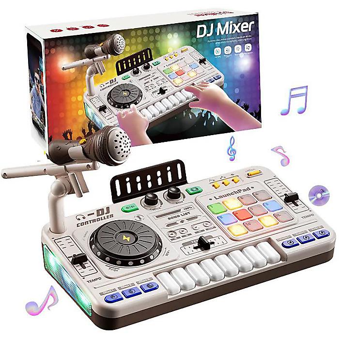 楽天市場】【送料無料・直送品】キディスター DJミキサー おもちゃのDJ