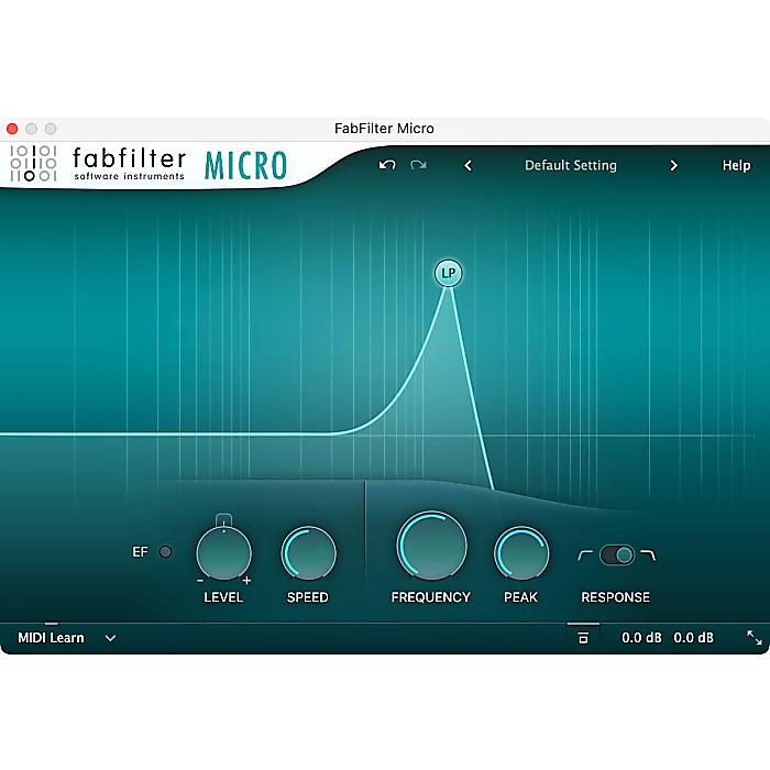 FabFilter(ファブフィルター ) / Micro プラグイン・フィルター [メール納品]新生活応援