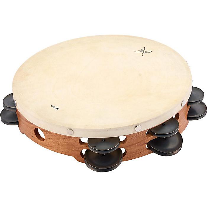 Harlan Percussion(ハーラン) / HL-T10DGS 焼付けジャーマン・シルバー タンバリン 2列ジングル新生活応援|ミュージックハウス フレンズ