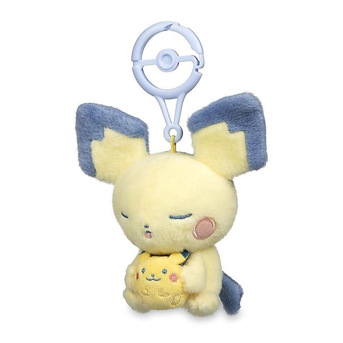 Pokemon Center(ポケモンセンター) / ピチュー ぬいぐるみ キーホルダー Little Daydream ピカチュウ付き マスコット新生活応援
