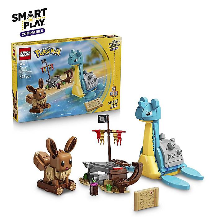 Pokemon Center(ポケモンセンター) / LEGO(レゴ) Pokemon SMART Play イーブイとラプラスのトレジャーハント 72162 外国で制限事項 【2026年8月1日先へ順次送りとどける予定を組む】新遣って行く勇気付ける