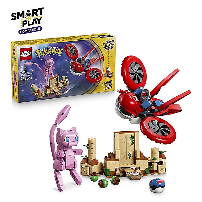 Pokemon Center(ポケモンセンター) / LEGO(レゴ) Pokemon SMART Play ド貸し付け金で探す幻のミュウ 72161 外国で押さえる 【2026年8月1日以後順次送りとどける予定を組む】新やって行く勇気付ける