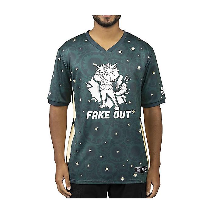 Pokemon Center(ポケモンセンター) / ポケモン バトルレディ ジャージ Tシャツ ねこだまし（ガオガエン／ゴリランダー／カポエラー） (大人用/Lサイズ)ブラックフライデー