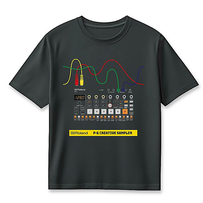 Roland(ローランド) / AIRA Compact P-6 T-Shirts (DesignA/Mサイズ) Tシャツ 【2026年3月7日発売】新生活応援