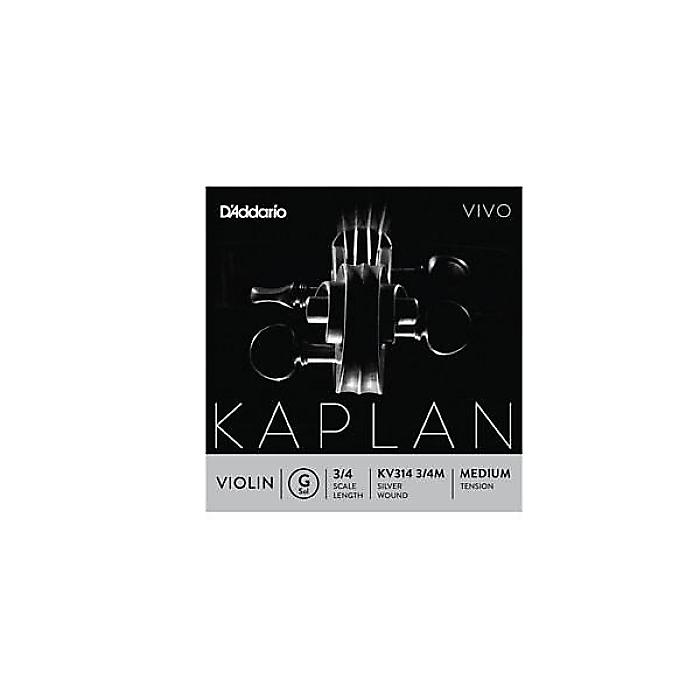 DADDARIO ( ダダリオ ) / KV314 3/4M Kaplan VIVO バイオリン弦 G線 Medium夏休スペシャル