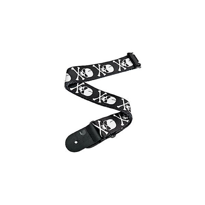 DADDARIO ( ダダリオ ) / 50H01 POLYESTER WOVEN GUITAR STRAP Skull and Cross Bone夏休スペシャル