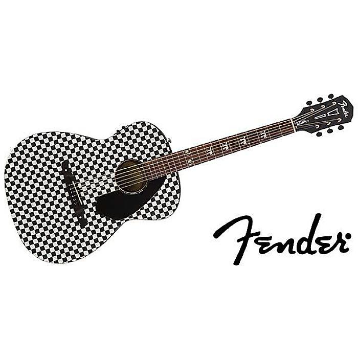Fender Tim Armstrong Hellcat ティムアームストロング Fender Tim Armstrong Hellcat Checkerboard エレアコギター