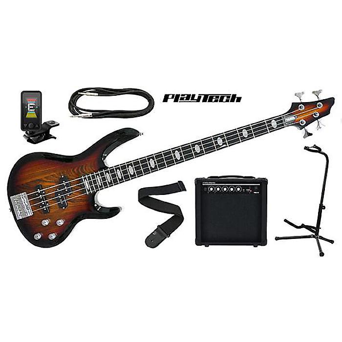 PLAYTECH ( プレイテック ) / AB420 Sunburst エレキベース 初心者入門セット夏休みセール｜ミュージックハウス フレンズ 33,877円