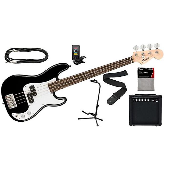 美品 Squier スクワイヤー プレシジョンベース ブラック 美品 Squier スクワイヤー プレシジョンベース プレベ 黒