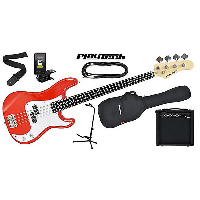 PLAYTECH ( プレイテック ) / PB450 Red エレキベース 初心者入門セット夏休みセール 30,802円