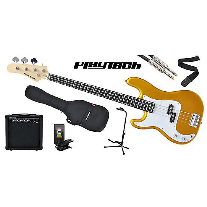 PLAYTECH ( プレイテック ) / PB450LH Gold エレキベース 初心者入門セット 左利き用夏休みセール