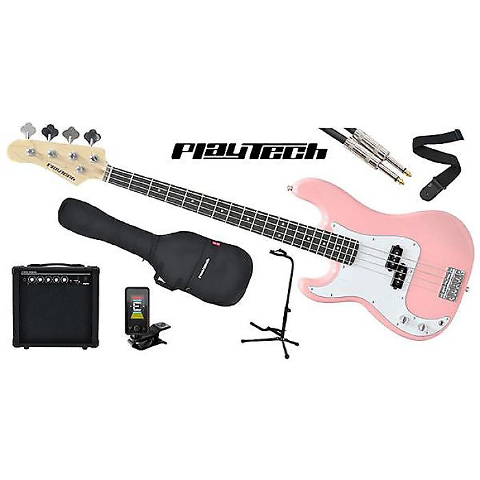 playtech プレイテック ピンク エレキベース ソフトケース、スコアセット playtech プレイテック ピンク エレキベース ソフトケース