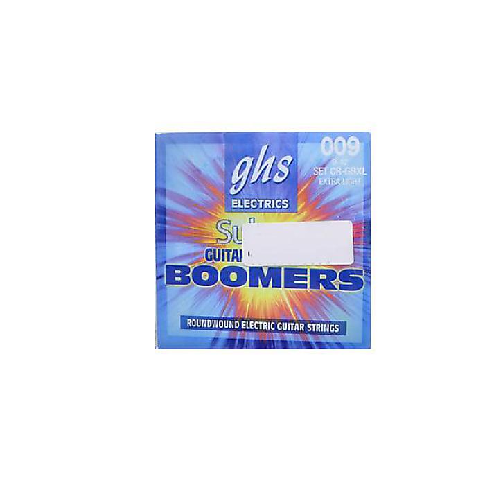 10 Set Di Corde GHS CR-GBXL Sub Zero Boomers Per Chitarra Elettrica, Extra Light 9-42, USA