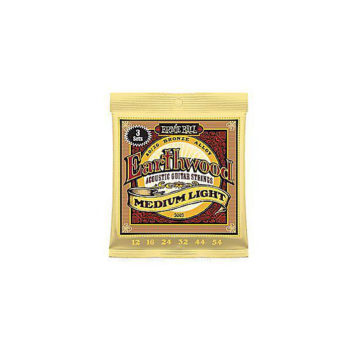 ERNIE BALL ( アーニー・ボール ) / Earthwood MEDIUM LIGHT 3SET PACK #3003夏休みセール