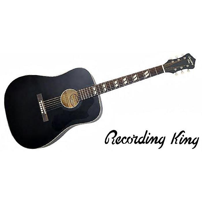 RECORDING KING ( レコーディングキング ) / RDS7 Matte Black　ドレッドノートタイプ夏休みセール｜ミュージックハウス フレンズ 21,391円