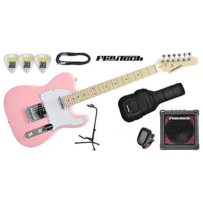 楽天市場】PLAYTECH ( プレイテック ) / TL250 ギター入門セット Rose
