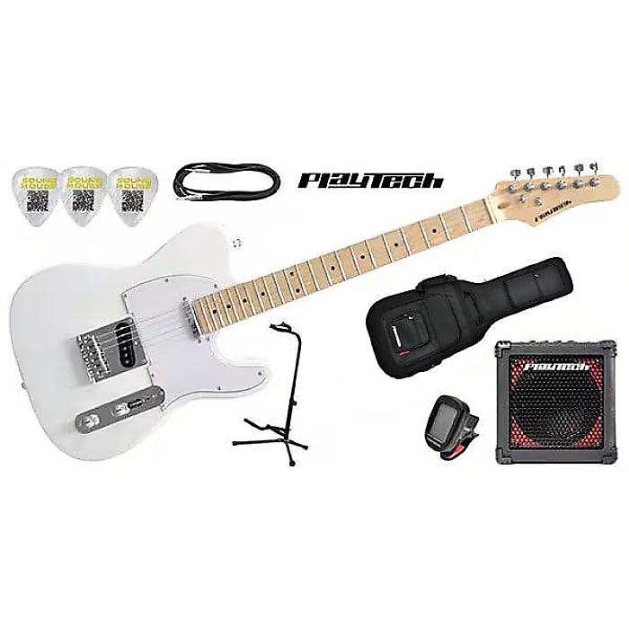 楽天市場】PLAYTECH ( プレイテック ) / TL250ギター入門セットMaple