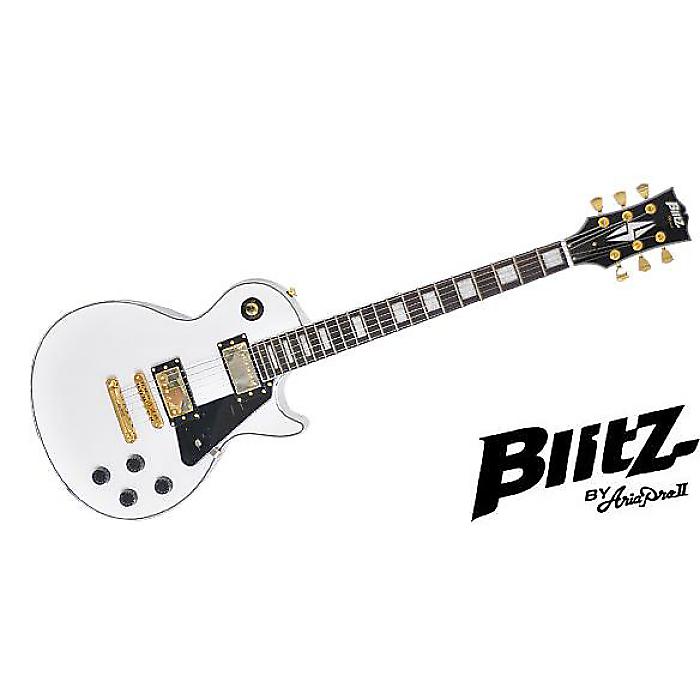 BLITZ BY ARIAPROII ( ブリッツバイアリアプロツー ) / BLP-CST White エレキギター夏休みセール